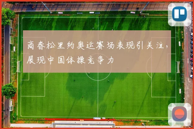 商春松里约奥运赛场表现引关注,展现中国体操竞争力
